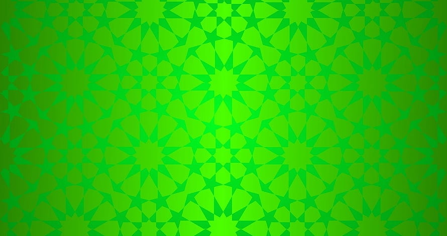 Abstract Green Geometric Star Pattern Wallpaper HD wallpaper