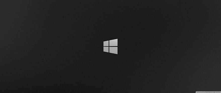 Minimalist Windows 11 Logo on Dark Gray Background HD wallpaper