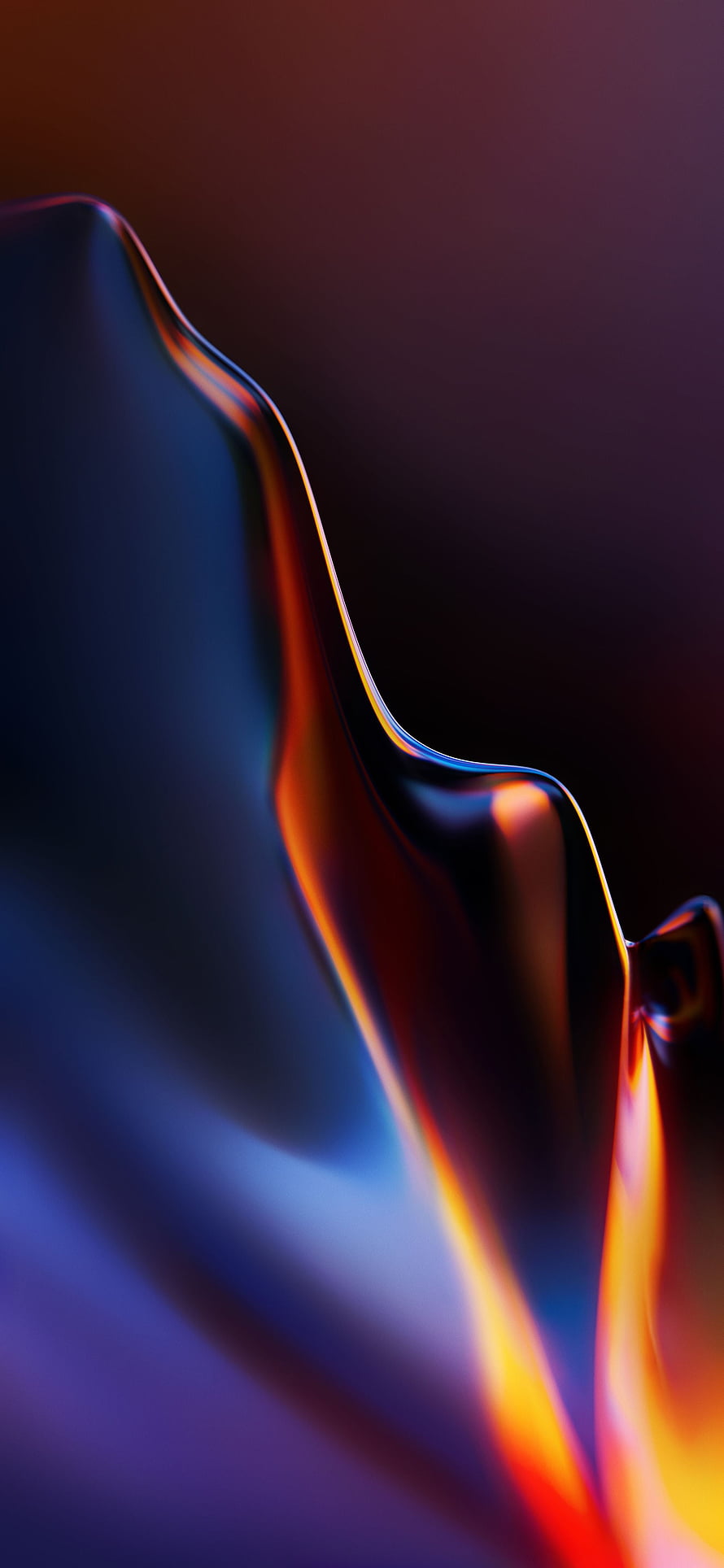 OnePlus 6T AMOLED Abstract Fluid Gradient Wallpaper HD phone wallpaper