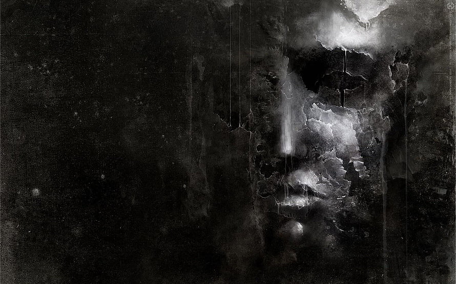 Dark Abstract Grunge Texture with Ethereal Light Streaks and Smoky Clouds HD wallpaper