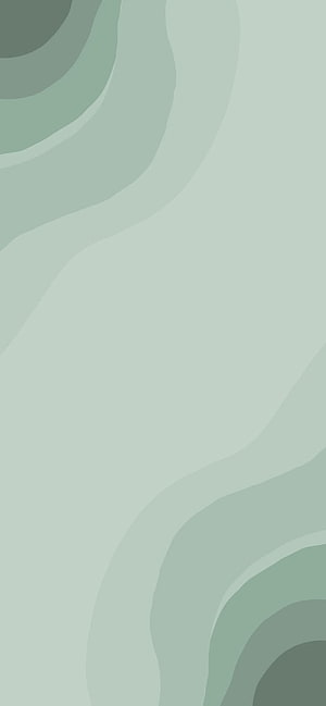 Sage Green Minimalist Abstract Wallpaper with Soft Layered Organic Waves HD phone wallpaper