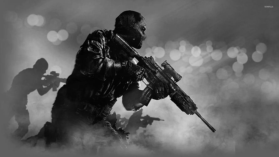 Ghost from Call of Duty Modern Warfare 2 in Tactical Combat Gear HD wallpaper