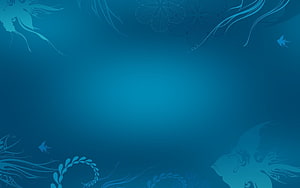 Elegant Teal Floral Border Design with Delicate Ornamental Patterns and Soft Gradient Background HD wallpaper