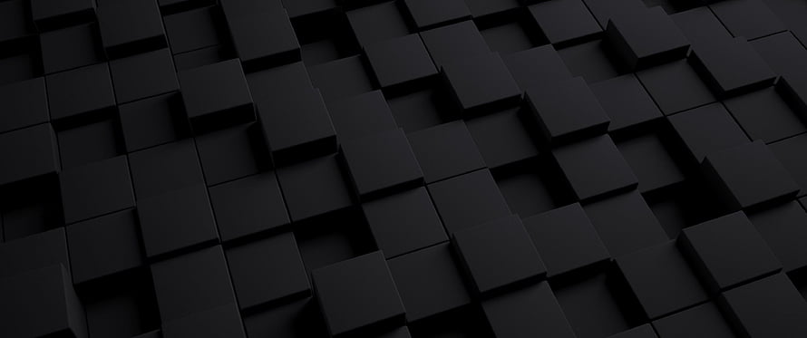 Abstract 3D Black Geometric Cube Pattern Background HD wallpaper