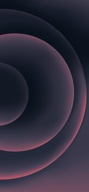 Abstract Dark Geometric Wallpaper with Soft Pink Gradient Circles HD phone wallpaper
