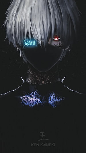 Ken Kaneki One Punch Man Anime Character Dark Edgy Wallpaper, Anime Boys Kaneki Ken Tokyo Ghoul Bad Boys - Resolution:, Anime with Mask HD phone wallpaper