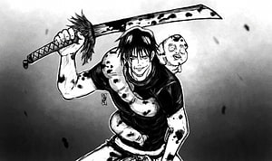 Gin Ichimaru Bleach Anime Character Wielding Zanpakuto Sword Black And White Manga Style Illustration, dita ⧖ working on comms, Toji Fushiguro HD wallpaper