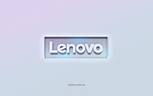 Lenovo Logo Minimalist Wallpaper With Soft Gradient Background HD wallpaper