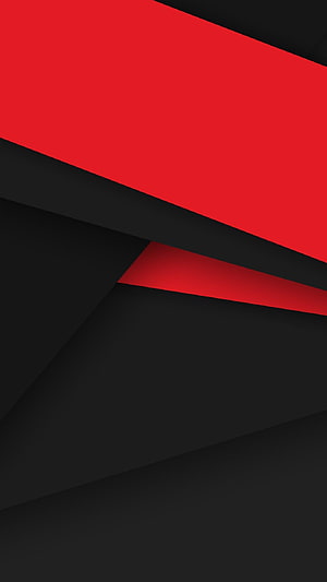 Bold Black and Red Geometric Abstract Minimalist Design HD phone wallpaper