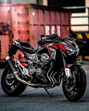 Kawasaki H2R Supercharged Motorcycle in Black and Red HD phone wallpaper