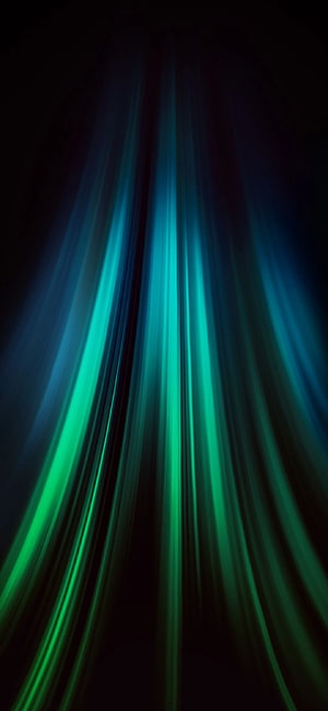 Abstract Vertical Streaks of Neon Green and Blue Light on Black Background HD phone wallpaper