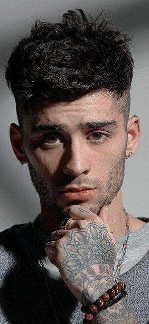 Zayn Malik Portrait With Intricate Hand Tattoos and Modern Styling HD phone wallpaper