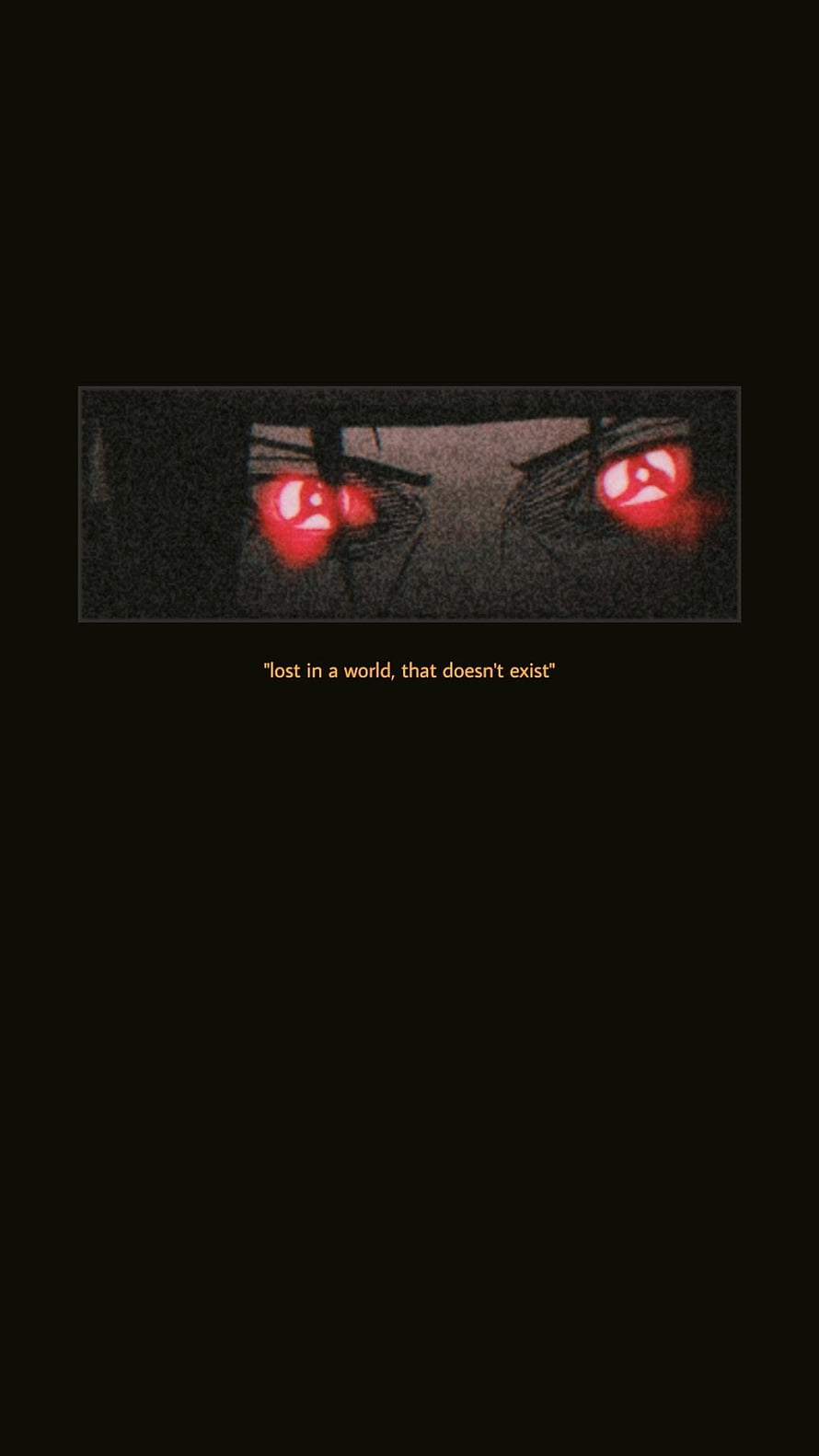 Glowing Red Sharingan Eyes in Dark Anime Aesthetic Portrait HD phone wallpaper