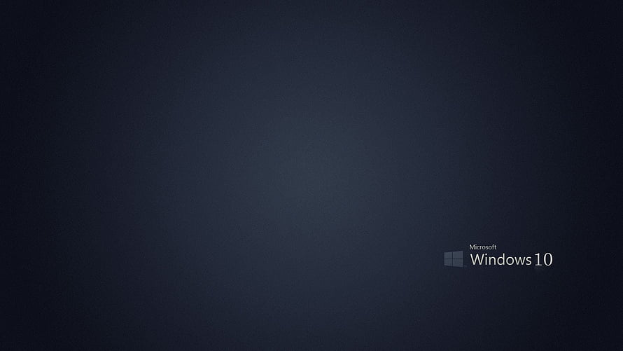 Dark Blue Windows 10 Default Desktop Background Wallpaper HD wallpaper