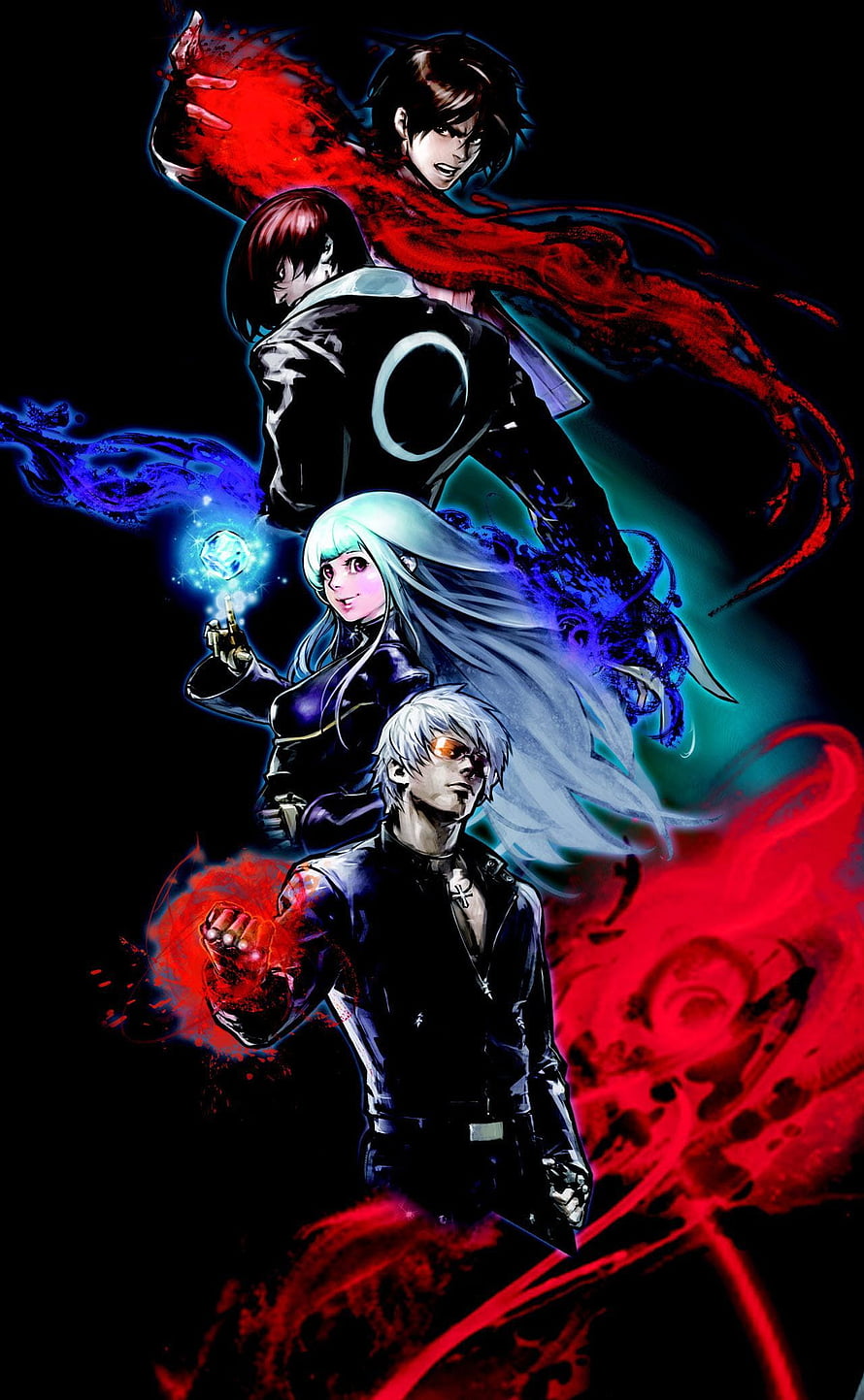 The King of Fighters 2002 Unlimited Match Character Lineup with Kula and Iori HD phone wallpaper