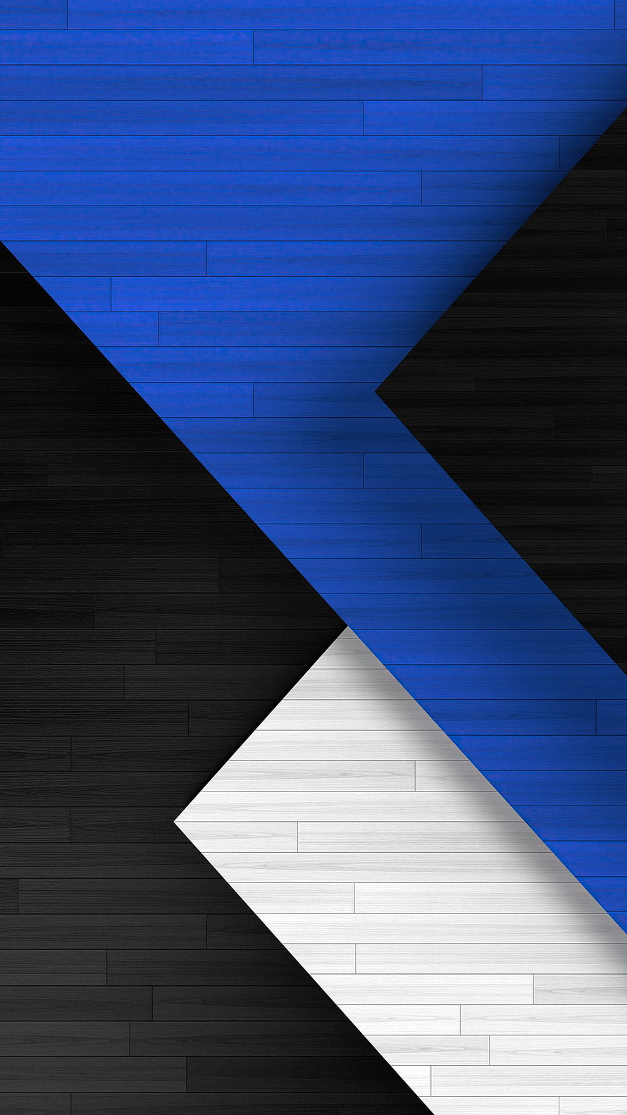 Geometric Blue Black and White Wood Plank Abstract Pattern HD phone wallpaper