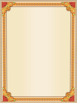 Decorative Indian Style Frame With Paisley Corners And Floral Border HD phone wallpaper