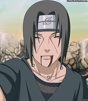 Hidan from Naruto Shippuden Smiling Portrait Anime Wallpaper HD phone wallpaper