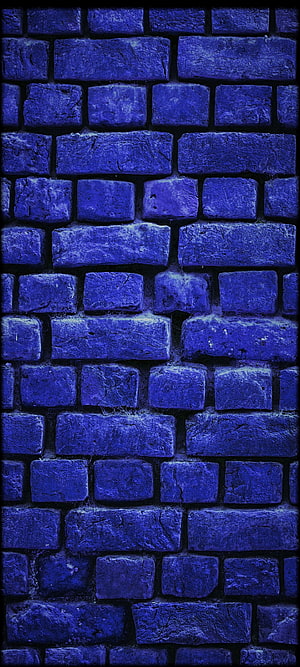 Dark Blue Brick Wall Texture Background HD phone wallpaper