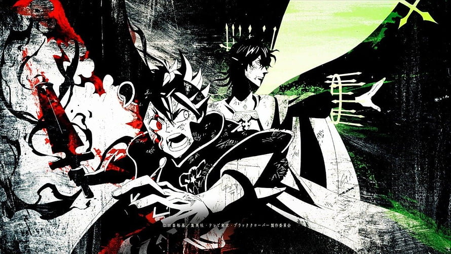 Black Clover Asta and Yuno Dynamic Anime Illustration HD wallpaper