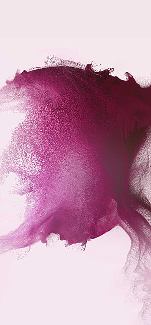 Abstract Purple Ink Splash on White Background HD phone wallpaper