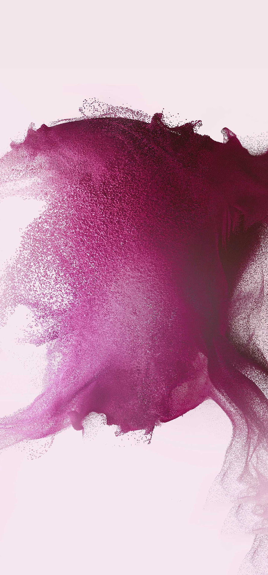 Abstract Purple Ink Splash on White Background HD phone wallpaper
