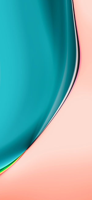 Realme X50 Pro Abstract Teal and Pink Gradient Wallpaper HD phone wallpaper