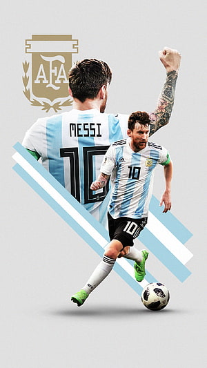 Lionel Messi Argentina National Team Soccer Player Number 10 Jersey HD phone wallpaper