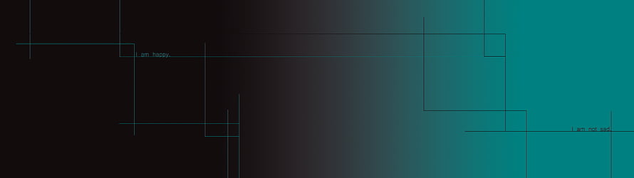 Minimalist Dark Teal Gradient with Geometric Lines and Subtle Text HD wallpaper