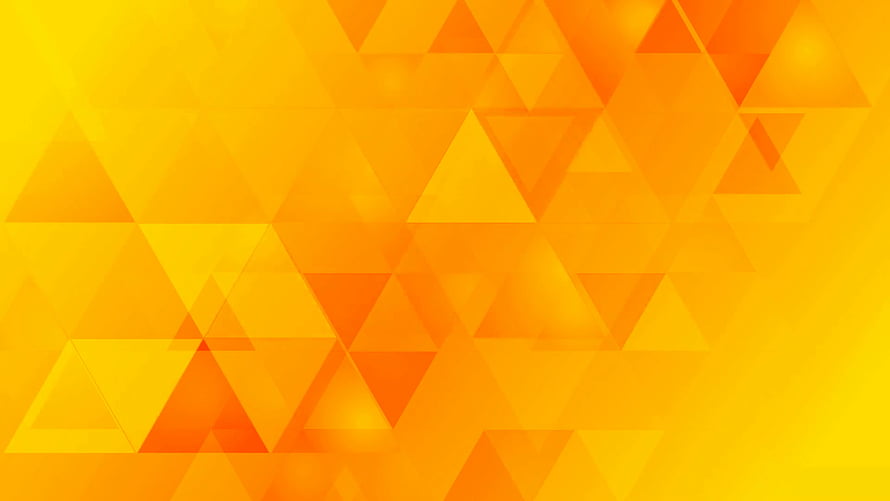 Abstract Geometric Orange and Yellow Triangle Pattern Background HD wallpaper