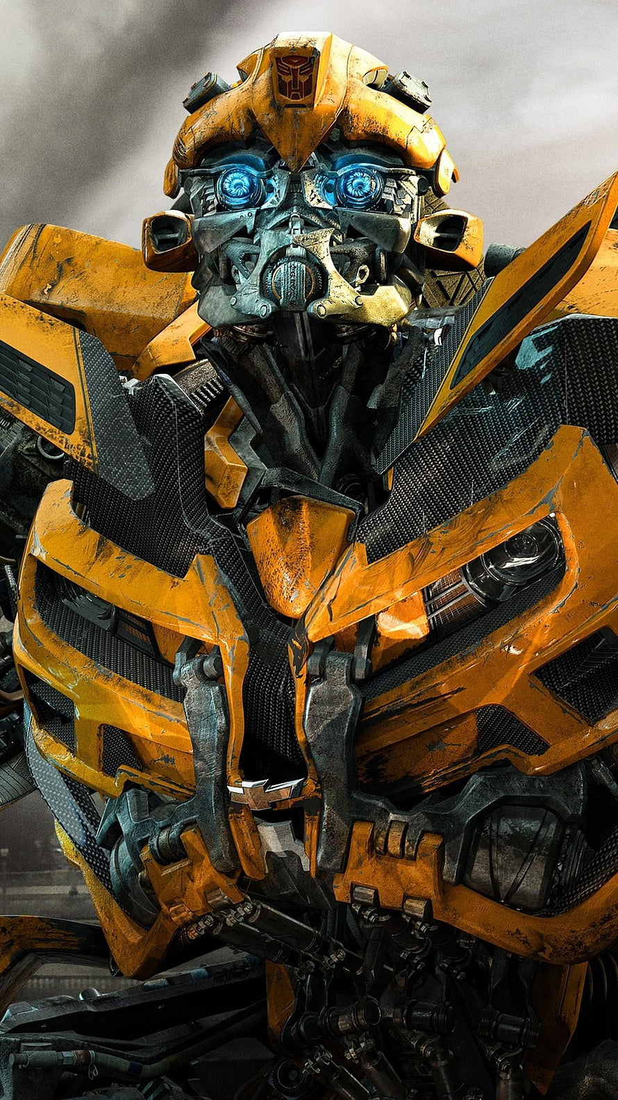 Bumblebee Transformers Dark of the Moon Cinematic Portrait HD phone wallpaper