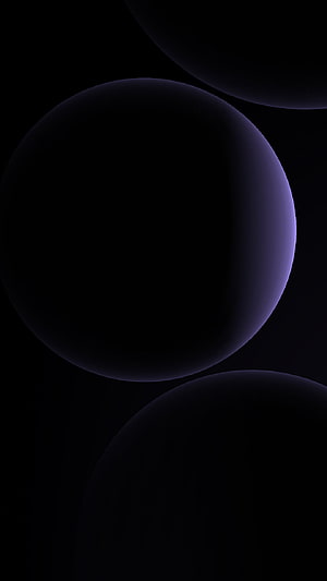 Dark Purple Spheres Abstract Wallpaper HD phone wallpaper