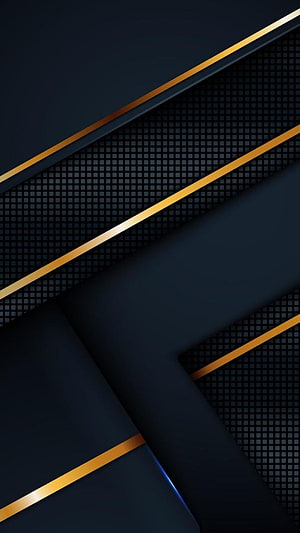 Abstract Dark Blue and Gold Geometric Wallpaper with Diagonal Lines and Grid Texture HD phone wallpaper