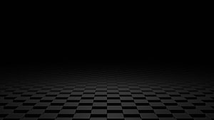 Dark 3D Checkerboard Floor Perspective Abstract Background HD wallpaper