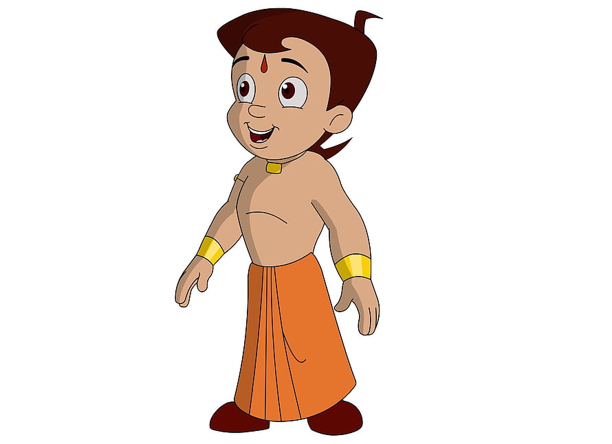 Chhota Bheem Cartoon Character Illustration HD wallpaper