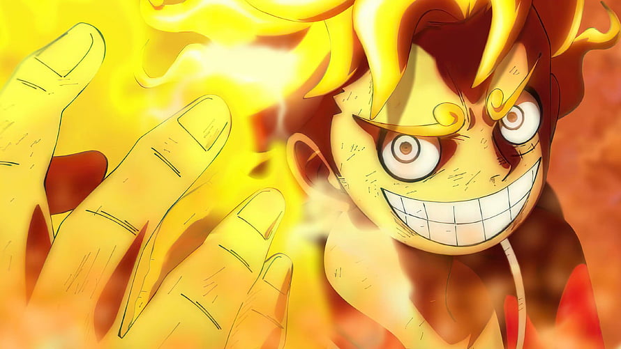 Monkey D. Luffy Gear 5 Sun God Nika Form Anime Wallpaper HD wallpaper