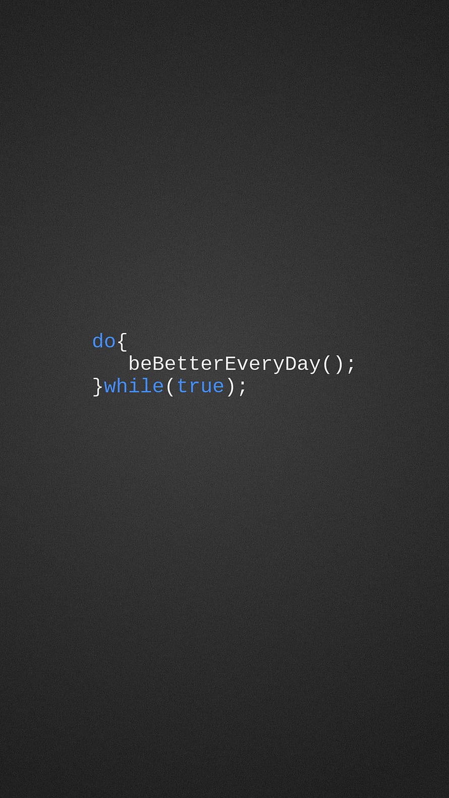 Minimalist Programming Code Snippet on Dark Background HD phone wallpaper