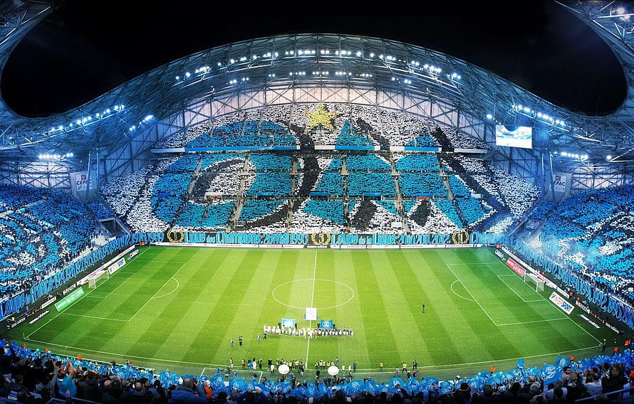 Juventus Stadium Tifo Display Celebrating Champions League Finals HD wallpaper