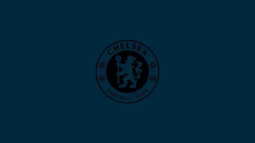 Chelsea Football Club Crest Emblem on Dark Navy Blue Background HD wallpaper