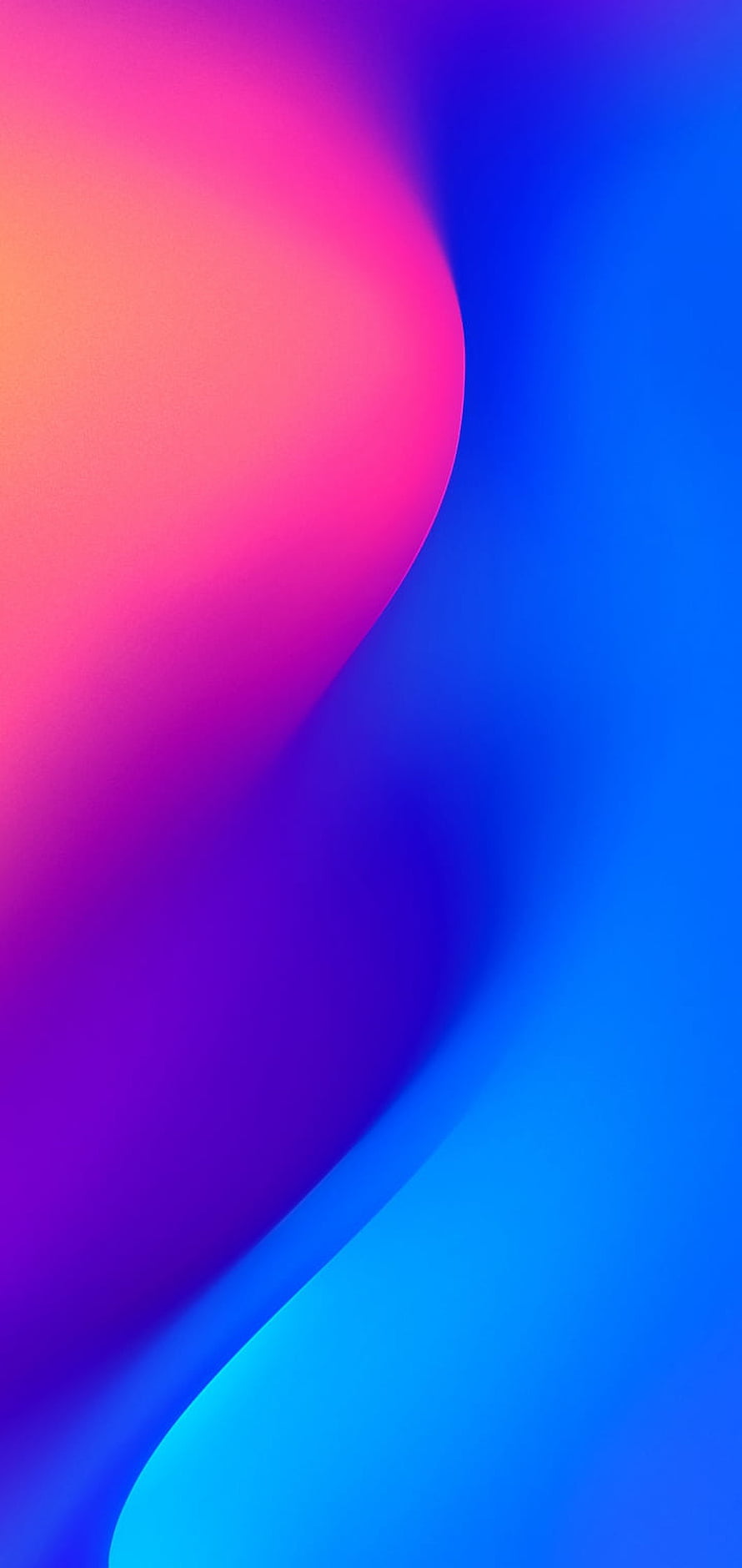 Vibrant Pink and Blue Gradient Abstract Wallpaper HD phone wallpaper
