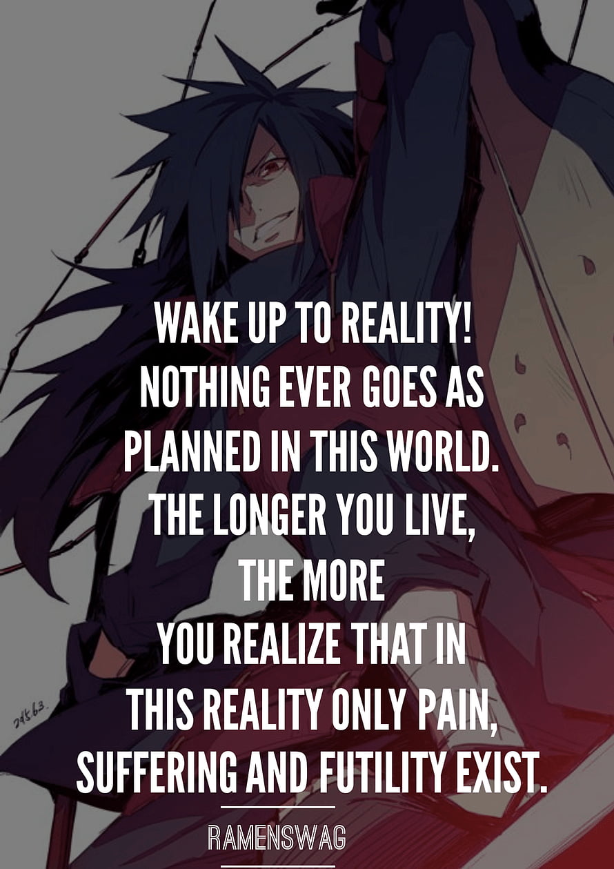 Uchiha Madara Anime Character with Dark Spiky Hair and Red Eyes HD phone wallpaper