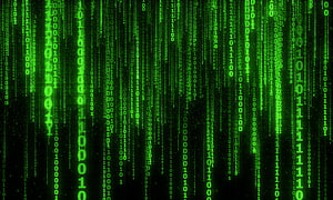 Green Binary Code Digital Rain Matrix Style Abstract Technology Background HD wallpaper