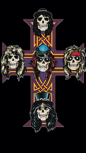 Grateful Dead Skulls on Celtic Cross Logo Artwork HD phone wallpaper