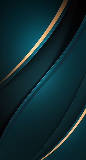 Elegant Dark Teal Abstract Wallpaper With Gold Diagonal Lines HD phone wallpaper