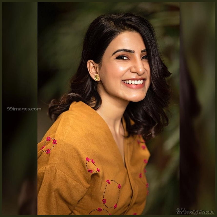 Samantha Ruth Prabhu smiling portrait in mustard yellow embroidered top, Samantha Hot & for mobile () - #samantha #actress # #kollywood #toll. Samantha , Samantha pics, Samantha, Samantha Cute HD phone wallpaper