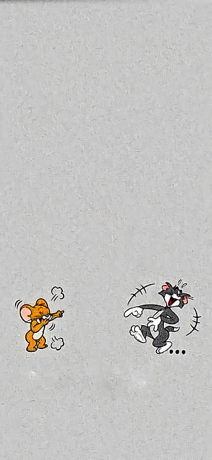 Tom and Jerry Pointing at Each Other Funny Cartoon Wallpaper HD phone wallpaper