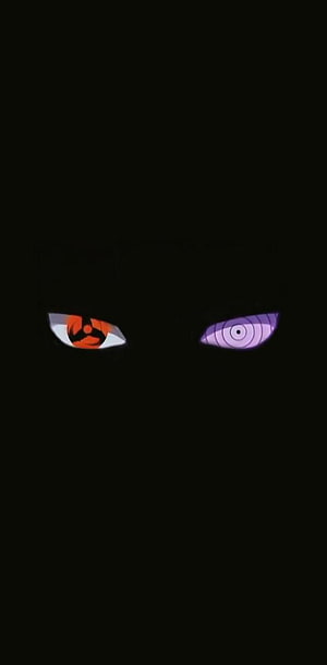 Naruto Uchiha Obito Sharingan and Rinnegan Eyes in Dark Shadow HD phone wallpaper