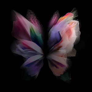 Samsung Galaxy Z Fold 3 Abstract Butterfly Wallpaper HD phone wallpaper
