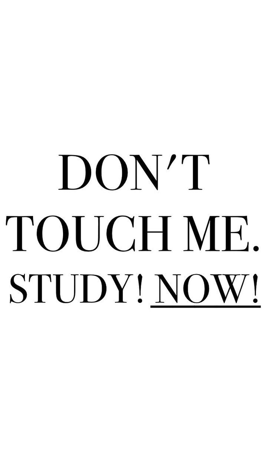 Minimalist Black and White Study Motivation Quote Wallpaper HD phone wallpaper