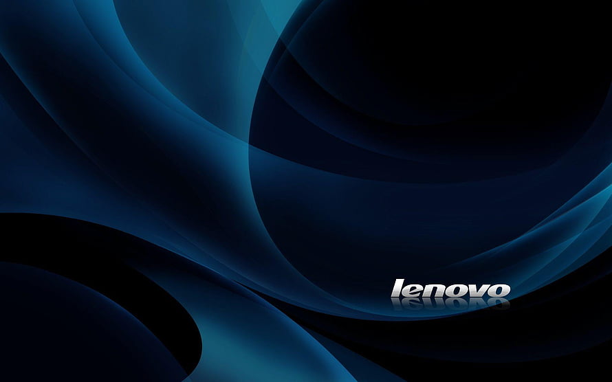 Lenovo Abstract Blue Waves Wallpaper HD wallpaper